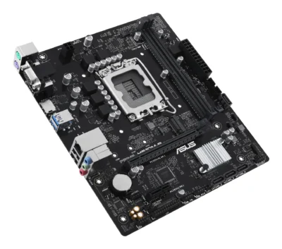 4დედა დაფა H610M-R-SI, Asus M-ATX motherboard, DDR5, M.2 slot, Realtek 1 Gb Ethernet, DisplayPort, HDMI™, VGA, USB 3.2