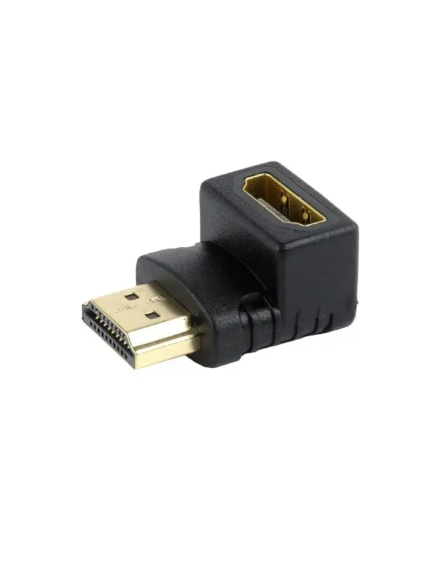 ADAPTOR HDMI M/F L TYPE (90 გრადუსი)