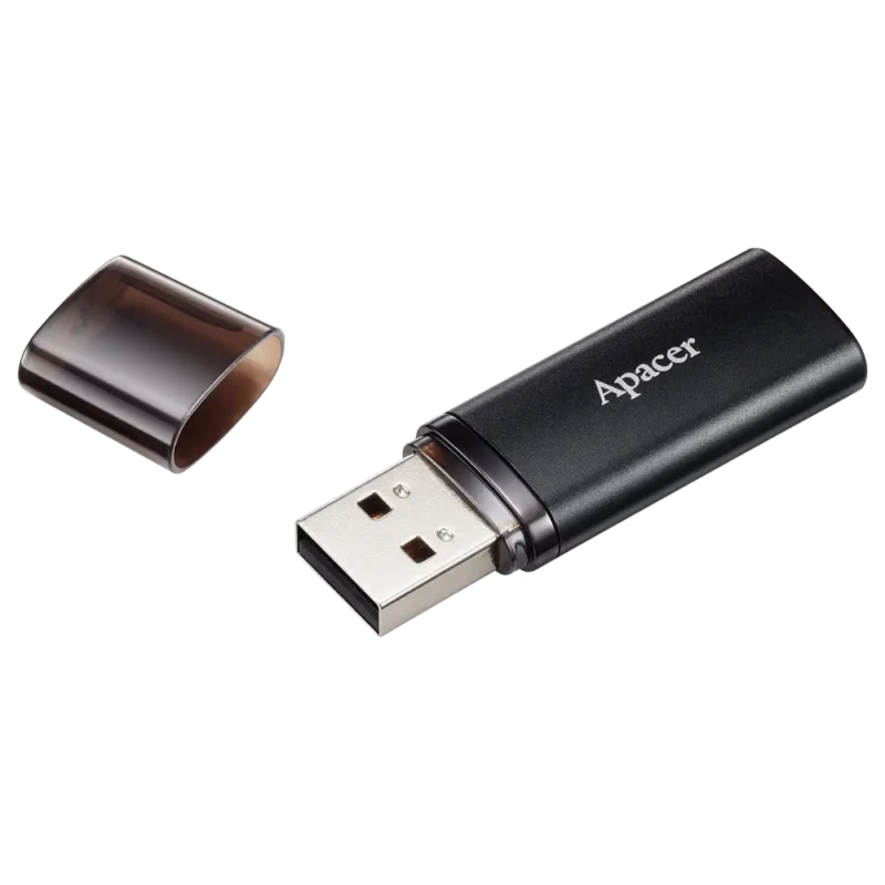 1808ფლეშ მეხსიერება Apacer 64GB USB 3.2 Type-A AH25B Black