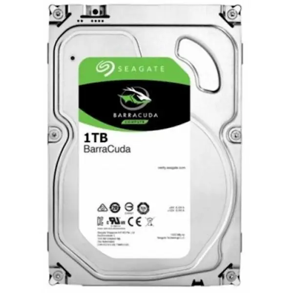 მყარი დისკი SATA ST1000DM010, Seagate Barracuda 1TB, SATA 3.5 7200rpm 64MB 6GB/s