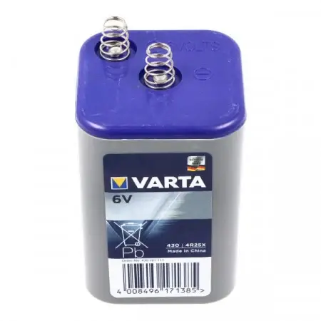 ელემენტები - 4R25/1T VARTA 6V 7500 mAH 430