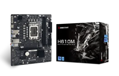 დედა დაფა LGA 1700/ Biostar Mainboard,INTEL H610, Socket 1700, uATX, GbE LAN, DDR5