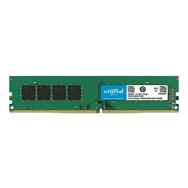 +Ram მესიერება DDR4 Crucial Basics DRAM 8GB DDR4-2666 UDIMM (PC4-21300) CL19 1.2V