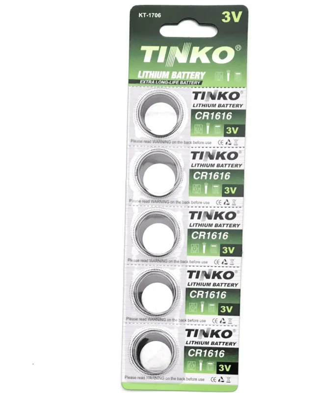 ელემენტი -Tinko KT-1700 CR1616 3V - 5 pc