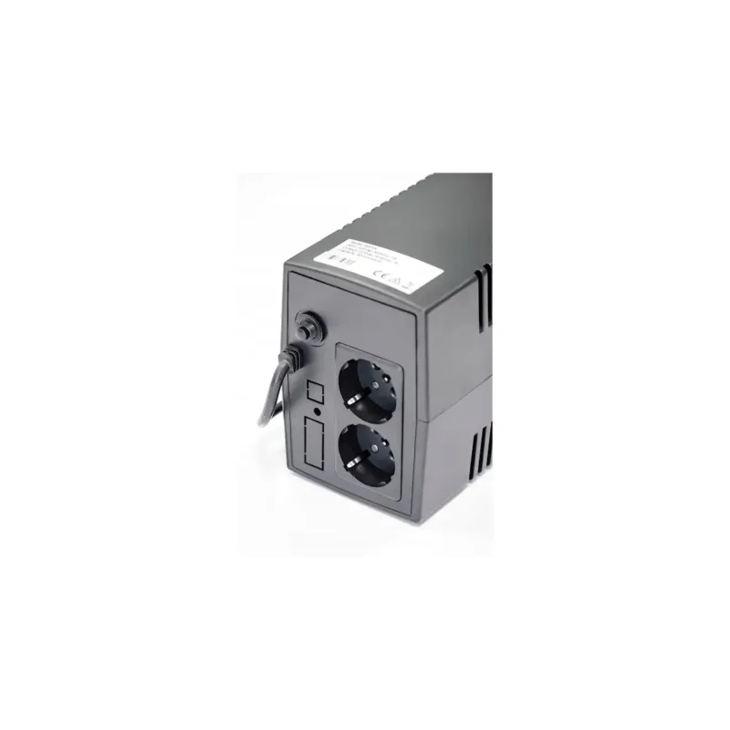 სტანდარტული უწყვეტი კვების წყარო UPS EA280 C 600VA PLUG AND 2PCS SHUKO OUT PUT SOCKETS