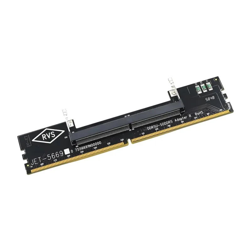 გადამყვანი Memory Converter so DDR5 to DDR5 U-DIMM Desktop DIMM Riser Card Expansion Adapter for PC
