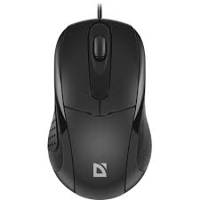 მაუსი სადენიანი Standard MB-580 Wired optical mouse, black, 3 buttons,1000 dpi (52580) DEFENDER 4714033525800