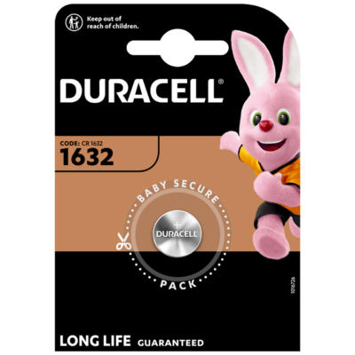 ელემენტი CR1632 1BL DURACELL 3V DL1632