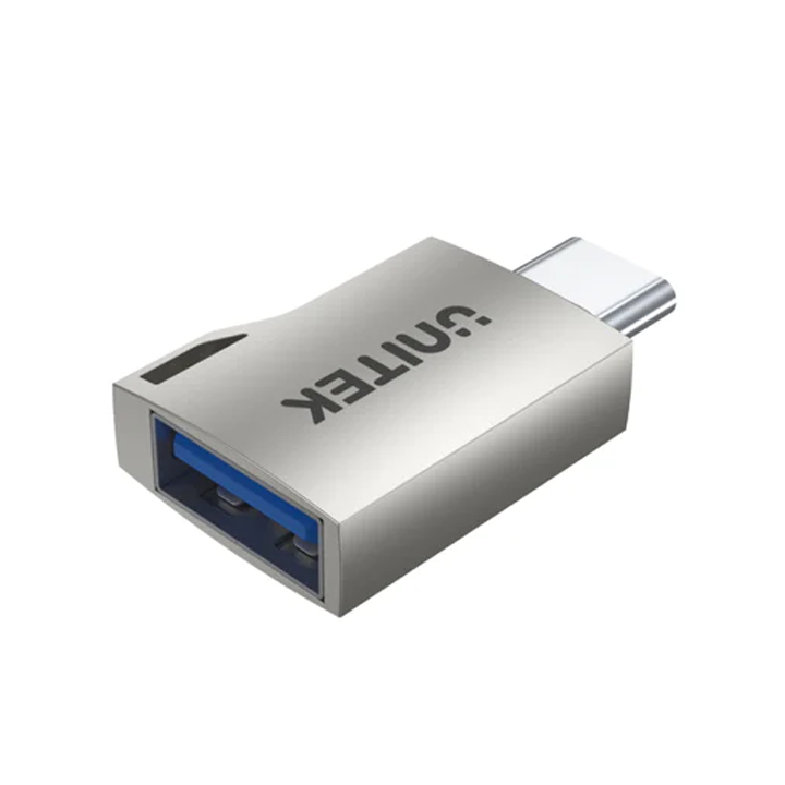 გადამყვანი A1025GNI,UNITEK USB-C 5Gbps Male To USB-A Female Adapter, Silver