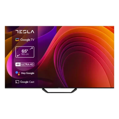 TV Tesla 65E655BUS 65"(165cm), Black, UHD, DVB-T/T2/C/S/S2, Android TV