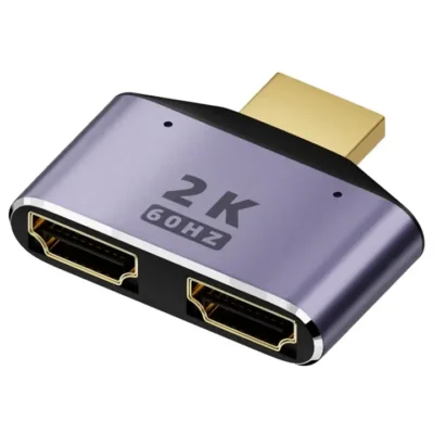 HDMi სპლიტერი EDA0041367 2 in 1 2K 60Hz HDMI Adapter with Indicator Lights splitter