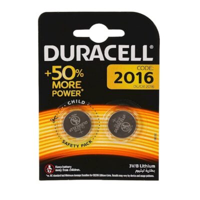 ელემენტი ცალი, DURACELL LI 2016 2BL