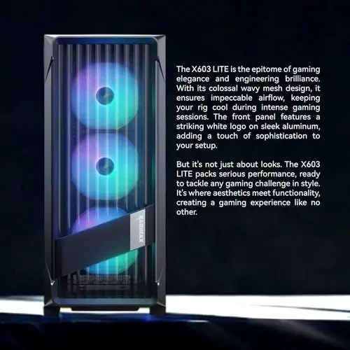 Raidmax Meshain ATX case X603 series X603LTBF