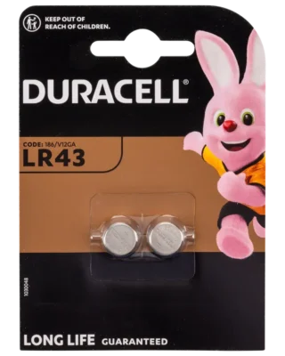 ქოინ ელემენტი ცალი G12 2BL DURACELL LR43 / 186 BAT.