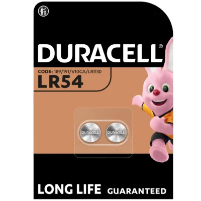 ქოინ ელემენტი ცალი G10 2BL DURACELL LR54 / 189 BAT.