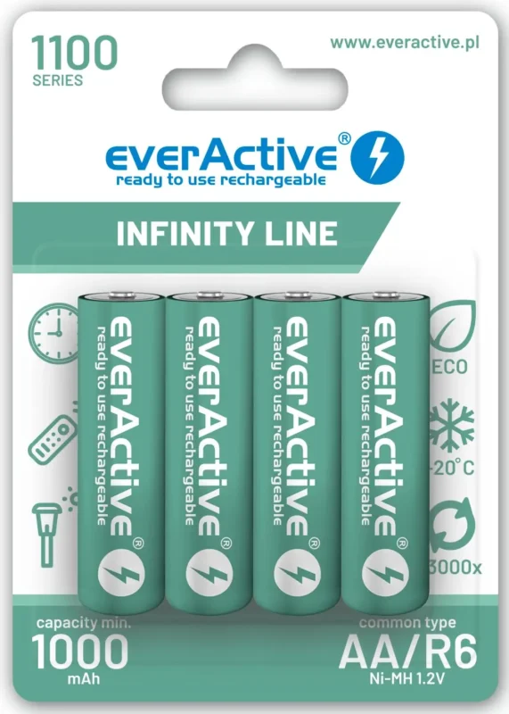 დასამუხტი ელემენტი R6 4BL AKU everActive 1100 !infinity line