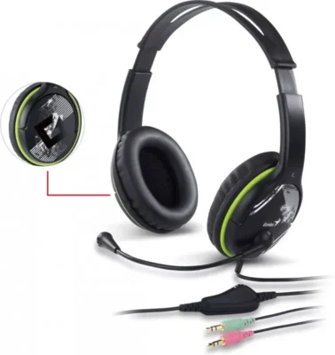 ყურსასმენი HS-400A Green, Genius