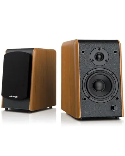 დინამიკი 2.0: Microlab B77BT Bluetooth Speaker 64W Wooden +usb გადამყვანი