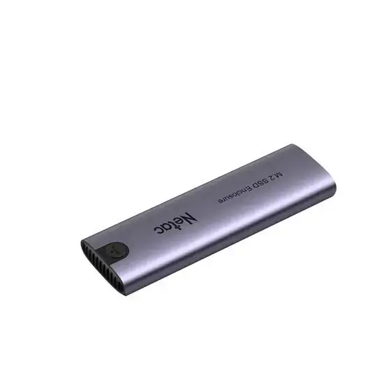 USB გადამყვანი, WH51, NETAC, M.2 NVMe/SATA SSD Case, USB3.1 Gen2 10Gb/s M-Key NVMe & SATA, C to C and C to A cable.