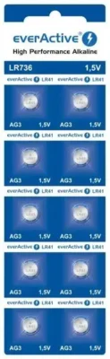 ლემენტი ცალი G3 10BL everActive Alkaline LR736