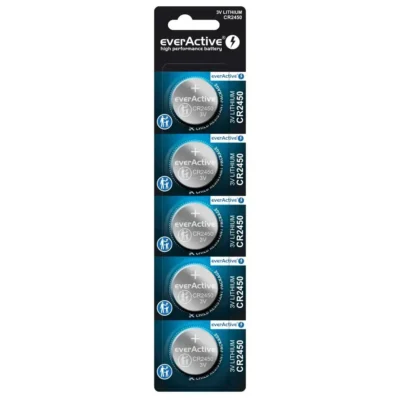ელემენტი ცალი CR2450 5BL everActive BLISTER baterie litowe