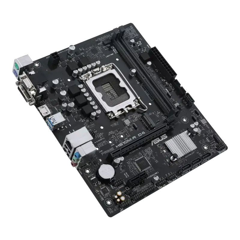 9დედა დაფა: Asus PRIME H610M-R D4-SI 2DDR4 LGA1700 - 90MB1B40-M0ECY0