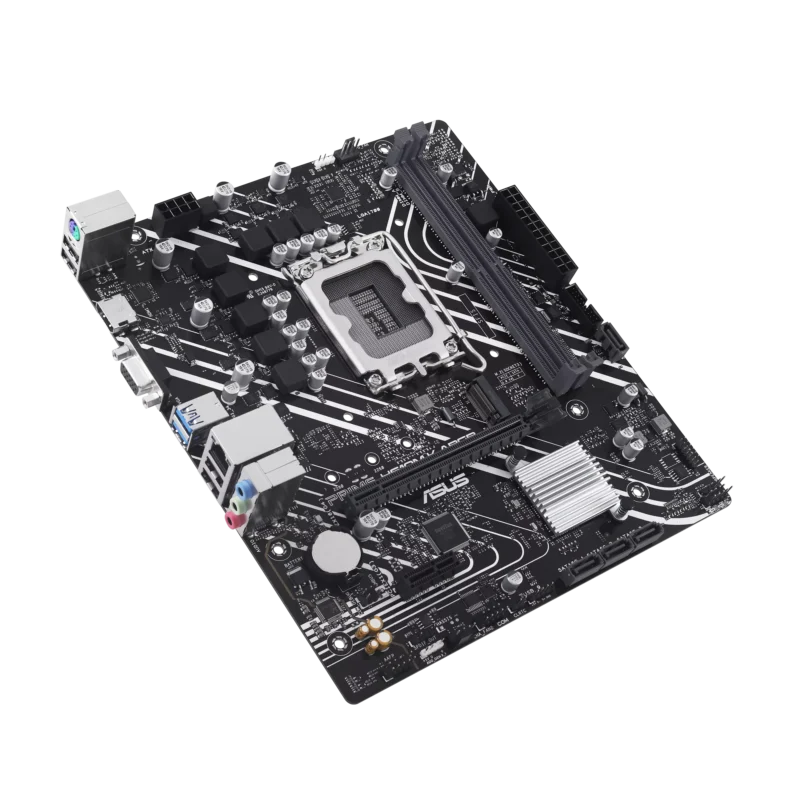 3ASUS Motherboard PRIME H610M-K s1700 H610 2xDDR5 M.2 HDMI D-Sub mATX