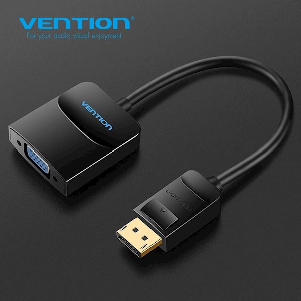 ადაპტერი VENTION HBFBB DP to VGA Converter 0.15M Black