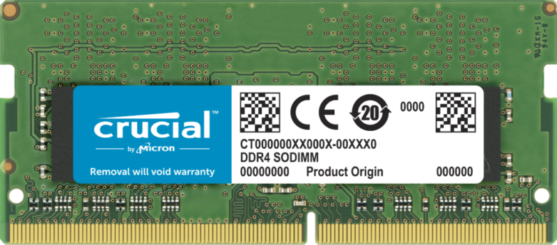 +ლპ. ოპერატიული Apacer 32GB ES.32G21.PSI DDR4 SODIMM 3200-22 2048x8 32GB RP