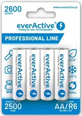 დასამუხტი ელემენტი R6 AKU 4BL everActive 2600 professional line