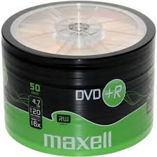 1000კომპაქტ დისკი (ც) DVD+R MAXELL SP*50 (275736)