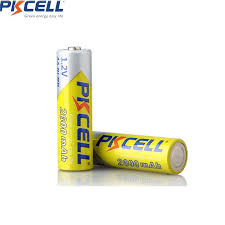 დატენვადი ელემენტი AA ცალი PKCELL Ni-Mh AA-2500mAh 2600mah