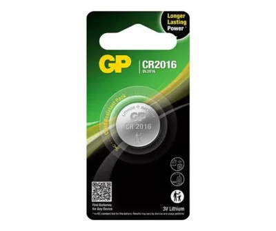 შეკვრა ელემენტების 5-ცალიანი GPPBL2016143 CR2016-CPU5 LITHIUM GP 4891199001123