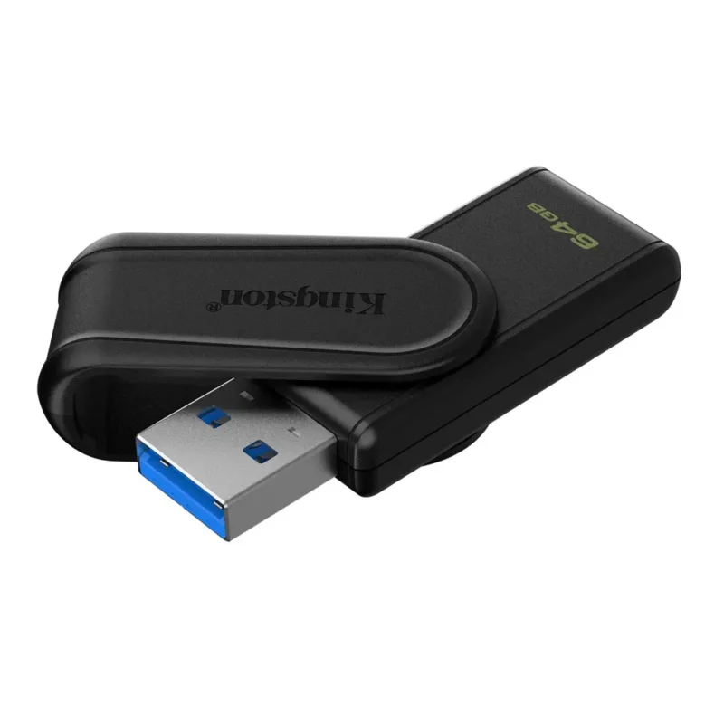 +ფლეშმეხსიერება 64GB/ Kingston DataTraveler Exodia S 64GB USB Flash Drive | USB 3.2 Gen 1 Speed | Swivel Cap Design |DTXS/64GB