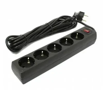 დენის დამაგრძელებელი/ ფილტრი 994855, DEFENDER ES 3.0m 5 Sockets Surge Protector, 10A