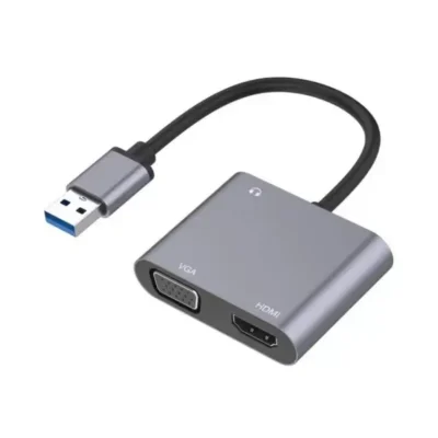 გადამყვანი MBC6615 USB-C / Type-C 3.0 to HDMI / VGA Converter