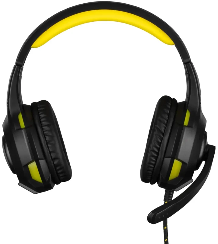 ყურსასმენი მიკროფონით 2E GAMING Headset HG300, mini-jack/dual 3.5mm, LED, 2m, black