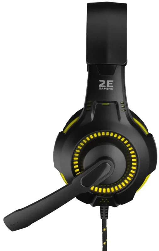 ყურსასმენი მიკროფონით 2E GAMING Headset HG300, mini-jack/dual 3.5mm, LED, 2m, black