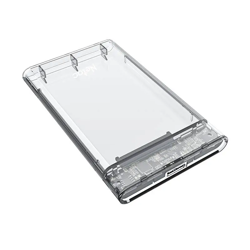 USB to SATA გადამყვანი , WH11, NETAC, 2.5 SATA to USB3.0 External HDD/SSD Case,USB3.0 A to B cable.