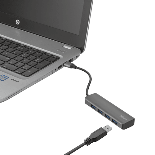 A.HUB 4 PORT ნარინჯის ფერი