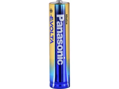 AAA ტიპის ელემენტი - Panasonic alkaline LR03 1.5V - 1 ც evolta