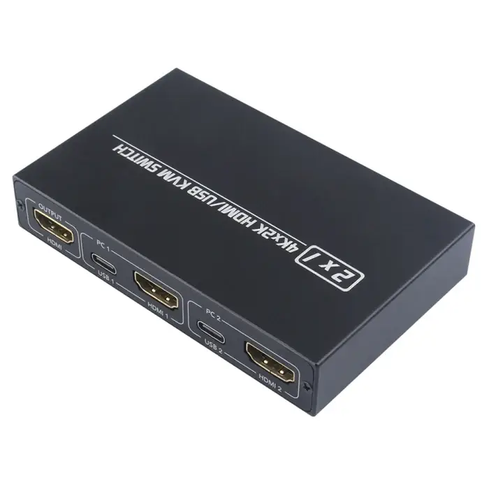 კვმ სვიჩი AM-KVM201CL 2x1 4Kx2K HDMI / USB / KVM Switch PC2636