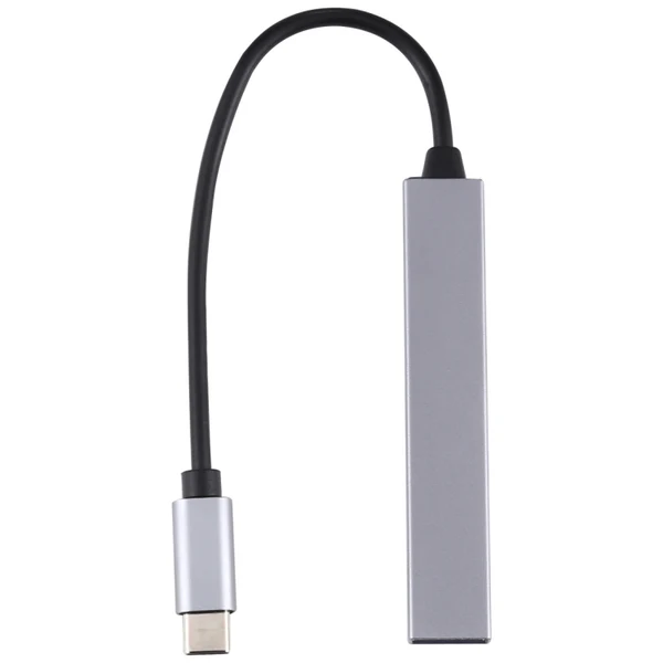 უსბ ჰაბი PC6052SH T-818 4 x USB 3.0 to USB-C / Type-C HUB Adapter (Silver Grey)