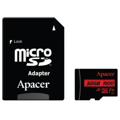 AP32GMCSH10U1-BA Apacer microSDHC UHS-I U1 Class10 32GB w/o Adapter Tray