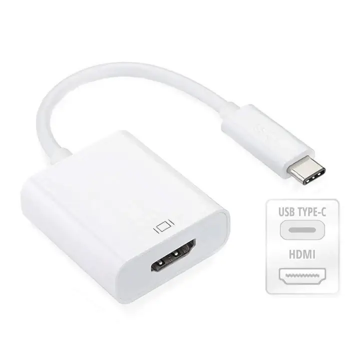 კაბელი S-HDMI-0046 15cm USB-C / Type-C 3.1 Male to HDMI Female Adapter Cable, For Macbook 12 inch / Chromebook Pixel 2015
