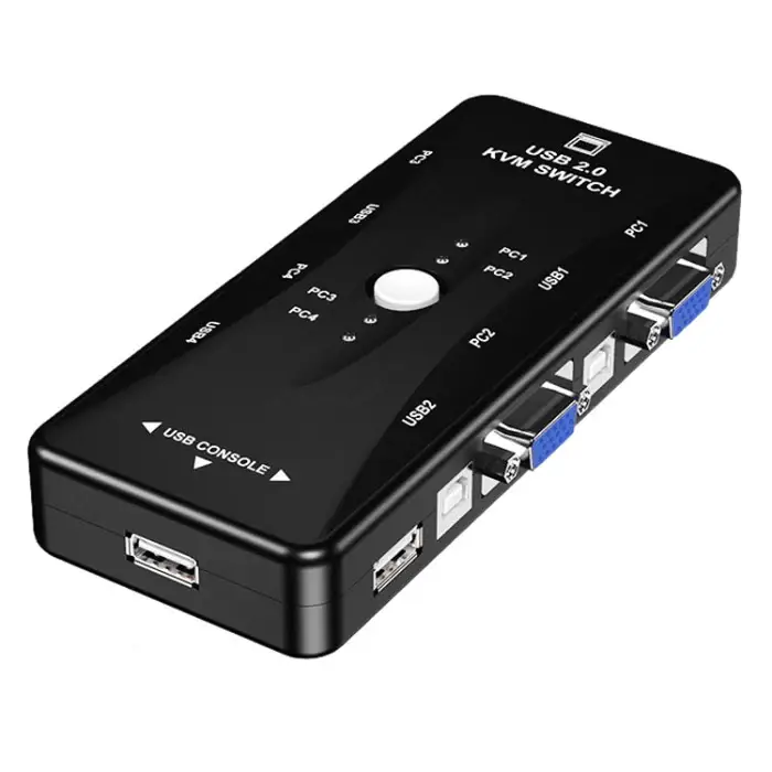 KVM სვიჩი S-KVM-0104USB 4-Port KVM Switch With USB