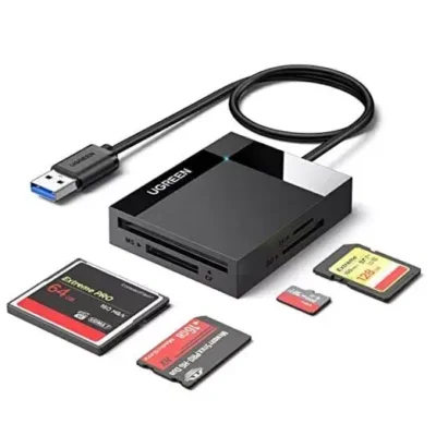 ბარათების წამკითხავი APAM530N-S USB 3.0 External Card Reader AM530 Brown RP