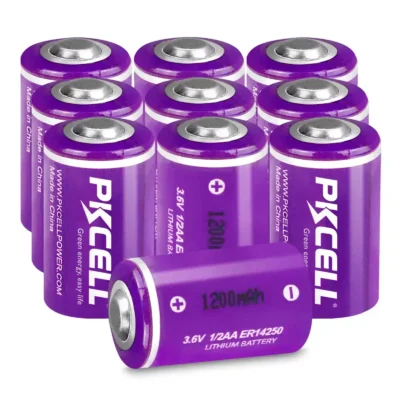 ელემენტი PKCELL ER14250 3.6V 1/2AA Size Batteries 1200mAh