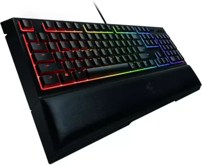 +Razer Ornata Chroma Gaming Keyboard: Chroma RGB Lighting - Individually Backlit Keys - Detachable Plush Wrist Rest - Programmable