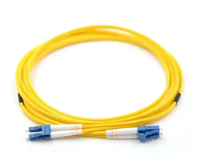 ოპტიკური პაჭკორდი 3meter FC/UPC-LC/UPC SM Duplex 3.0mm PVC yellow Patchcord FCLCSXSMD003